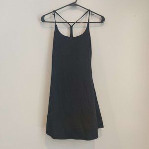 Halara, Black Skort Dress with Built-in Bra